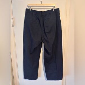 Everlane Navy Wide-Leg Pants